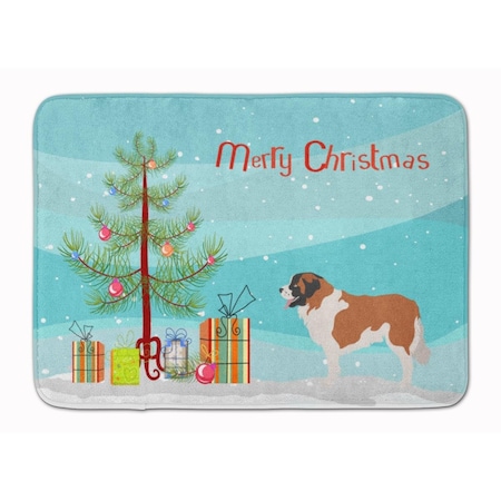 Carolines Treasures Moscow Watchdog Christmas Machine Washable Memory Foam Mat BB8503RUG